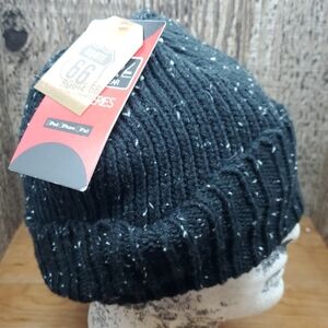 Route 66 Kiwire Black Beanie Hat IPOD IPHONE IPAD New With Tags One Size OSFM
